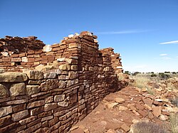 Remnants of Sinagua architecture and cultural sites in Arizona