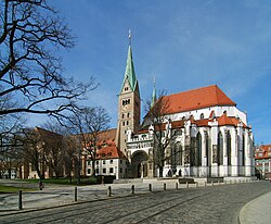 Street view in Augsburg