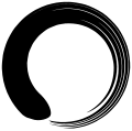 Ensō circle symbol representing enlightenment