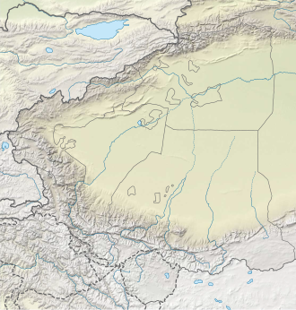 Broad Peak location within Southern Xinjiang